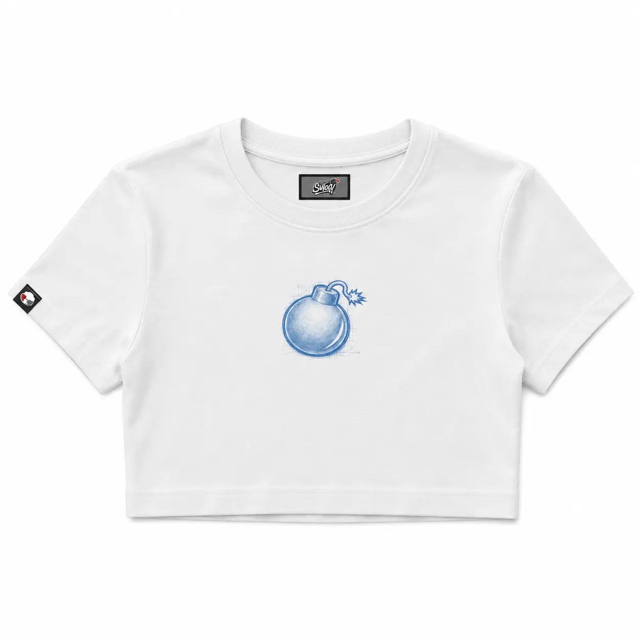 SWAGY BLUEPRINT CROP TOP Swagy Brand