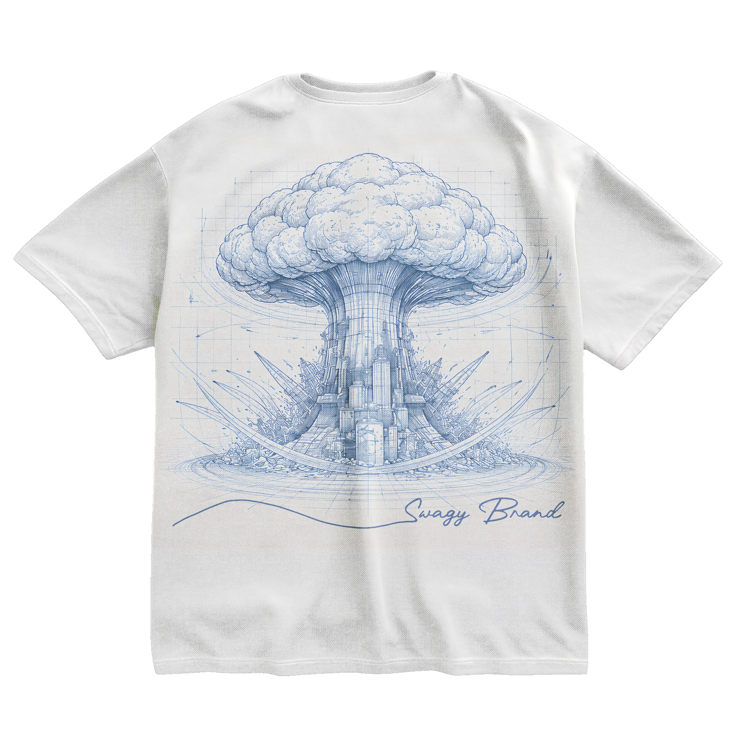 SWAGY BLUEPRINT BOMB TEE Swagy Brand